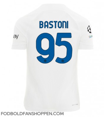 Inter Milan Alessandro Bastoni #95 Udebanetrøje 2023-24 Kortærmet